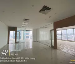 Cho thuê sàn VP 350m2 tòa Golden Plam Lê Văn Lương, Thanh Xuân, Hà Nội vào ngay