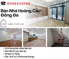 Bán nhà Phố Hoàng Cầu, Xây Hiện Đại, Gần Ô Tô Đỗ, 58mx5T, Giá: 10.9 Tỷ, Lh: 0396935190.