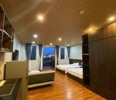 View trực diện cầu Rồng - Bán toà căn hộ đường Hà Thị Thân 6 tầng 111m2 giá nhỉnh 16 tỷ.