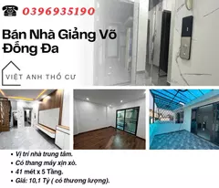 Bán nhà Phố Giảng Võ, Năm Tầng Thang Máy, Ba Gác Đỗ Cửa, 41mx5T, Giá: 10.1 Tỷ, Lh: 0396935190.
