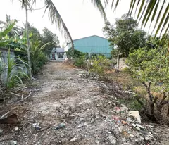 BÁN XƯỞNG MỚI, KIÊN CỐ ĐƯỜNG NGUYỄN THỊ RÀNH, CỦ CHI, 2,220 M2 ĐẤT - CÓ NHÀ CẤP 4 PHÍA SAU, VƯỜN