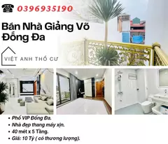 Bán nhà Phố Giảng Võ, Thiết Kế Hiện Đại, Nhà Mới Thang Máy, 40mx5T, Giá: 10 Tỷ, Lh: 0396935190.