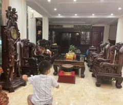 Bán gấp biệt thự đẹp 3 tầng KĐT An Hưng, 306m2, mặt tiền 12m, vỉa hè và đường rộng, giá 62 tỷ