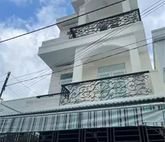 Bán nhà 3 tầng mê đúc chắc chắn DT 54,7m2 nở hậu, đường 5m oto thông, khu vực yên tĩnh , an ninh