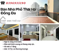 Bán nhà Phố Thái Hà, Nhà Siêu Đẹp, Full Nội Thất, Ở Ngay, 40mx7T, Giá: 12 Tỷ, Lh: 0396935190.