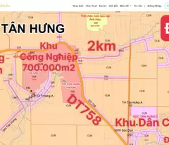 Chính Chủ Bán 1,200m2 Đất Đường Xe Tải Thông Thẳng Khu Công Nghiệp 70ha 186tr