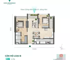 Bán căn hộ cao cấp Vista Residence, Hải Châu - ĐN - cho thuê 20tr - 25tr/tháng