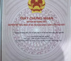 Bán đất khu Bầu Trũng sổ hồng chính chủ giá rẻ 40tr/m2 (106m2)