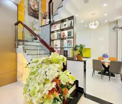 BÁN NHÀ HẺM Ô TÔ, 48M2 3 TẦNG, 3PN, THỐNG NHẤT GÒ VẤP, TẶNG NỘI THẤT, GIÁ 5.x TỶ