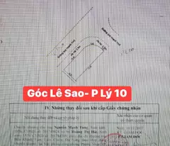 BÁN LÔ GÓC 2 MẶT TIỀN – LÊ SAO & PHƯỚC LÝ 10 🔥