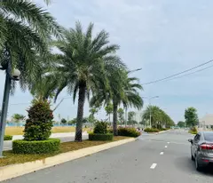 Đất nền đối diện Eco Retreat Long An. Giá 2.1 tỷ. Hạ tầng hoàn thiện, sổ sẵn từng nền. Mặt đường