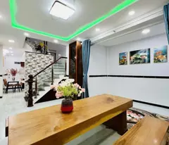 BÁN NHÀ GÒ VẤP ĐƯỜNG LÊ VĂN THỌ, 1 TRỆT 1 LẦU, 2PN 2 WC, HẺM XE HƠI GIÁ CHỈ 4.2 TỶ