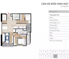 Căn 3N3WC, 97m2, Trung tâm q.Thanh Xuân- Viha Complex, quà tặng 200tr + chiết khấu 6%