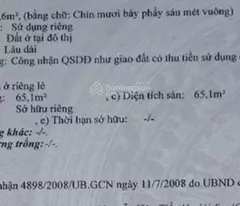 Hẻm ôtô Nguyễn Hữu Tiến 4 x 24m2 (97,6m2) gần Chế Lan Viên giá chỉ 6 tỷ..