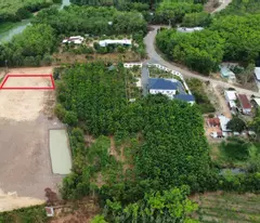 🔥Duy nhất 1 lô đất ven sông 5x36=180m2 thổ cư SHR tiềm năng trung tâm thị trấn Dầu Tiếng Bình