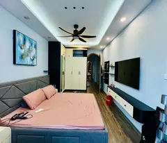 BÁN NHÀ BỒ ĐỀ 57M2* 4 TẦNG* 9.8 TỶ, FULL NỘI THẤT, Ô TÔ ĐỖ CỬA