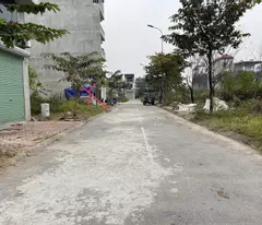 View vườn hoa 79,5m2 đất TĐC Trâu Quỳ, Gia Lâm - Đường ô tô tránh, tiện ích bạt ngàn
