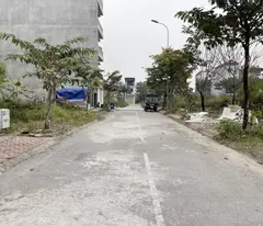 View vườn hoa 79,5m2 đất TĐC Trâu Quỳ, Gia Lâm - Đường ô tô tránh, tiện ích bạt ngàn