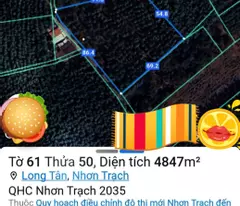 bán gấp đất KHU BẮC Nhơn Trạch LONG TÂN -1000m2 đất-  cây lâu năm