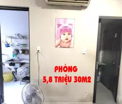 PHÒNG TRỌ TÂN BÌNH -SẠCH SẼ -GIÁ RẺ CHỈ TỪ 5TR DIỆN TÍCH 30M2
