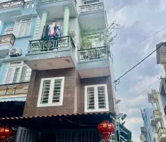 Nhà Phố 4 Tầng (4x13) Góc 2 Mặt Tiền Hẻm 7m Hiệp Thành 13, Q12 Giá Rẻ 4.89 tỷ