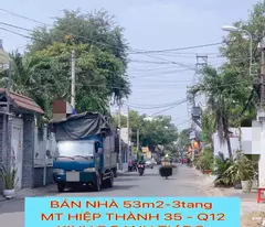 Bán nhà 53m2-3tang mt HT35 Quận 12 , kd tự do , liền kề nhà máy bia Tiger , 5 tỷ nhỉnh 0932030061