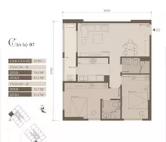 Siêu phẩm 2Pn - 78m2 The Charm Hà Đông. Căn góc Đông Nam, giá đầu tư. Nhận nhà quý II/2026
