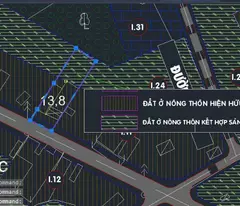 Bán đất mặt tiền đường đỗ đăng tuyển 1132m2 full thổ cư đường xe công