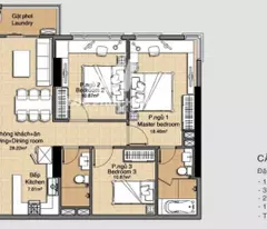 Căn hộ 98m2 Q7 giá 3.6 tỷ: 3PN, view thoáng, vị trí trung tâm, gần trường học, liên hệ ngay
