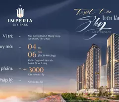 🔥 IMPERIA SKY PARK – LỰA CHỌN AN CƯ & ĐẦU TƯ HÀNG ĐẦU PHÍA TÂY HÀ NỘI 
✨ Vốn chỉ từ 30% ký HĐMB