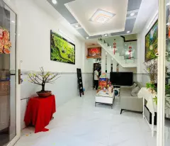 Nhà mới 1 lầu hẻm 90 Bông Sao P5Q8 (P.Bình Đông)