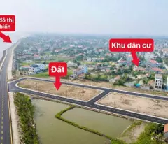 Bán đất mặt biển khu kinh tế ninh cơ chỉ từ 800 triệu hỗ trợ ngân hàng