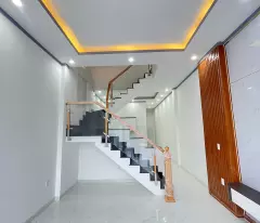 Bán nhà sổ hồng riêng thổ cư - mặt tiền đường thông kinh doanh - TT 600tr nhận nhà