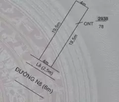 Bán đất thổ vườn xã Phước Lợi , Bến Lức tdt 1967m2 ( 300m2 thổ ) có tường rào bao quanh giá 6,45 tỷ