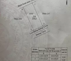 CHÍNH CHỦ CẦN BÁN 250m² ĐẤT THỔ CƯ TẠI XÓM 13, QUANG THIỆN - KIM SƠN - NINH BÌNH