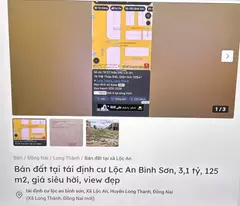 ĐẤT VỊ TRÍ ĐẸP – CHÍNH CHỦ CẦN BÁN Đất Tái Định Cư Lộc An Bình Sơn, Xã Lộc An, Long Thành, Đồng
