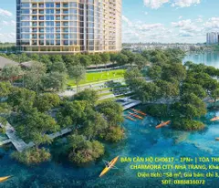 BÁN CĂN HỘ CH0617 – 1PN+  TÒA THE CHARM – CHARMORA CITY NHA TRANG, Khánh Hoà
