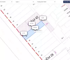 Nhà góc 2 mặt tiền Tôn Thất Tùng Bến Thành Q1 – 85m² đất, dòng tiền 135 triệu/tháng