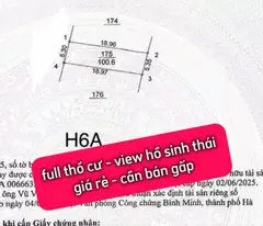 Bán gấp trong tuần lô đất sát ĐHQG Hòa Lạc vị trí vàng kinh doanh nhà trọ.