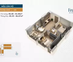 Bán căn hộ 2PN Fresia view nội khu hồ bơi giá chỉ 1,82 tỷ, căn hộ view hồ bơi giá tốt