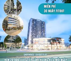 Cho thuê shop Lavida Plus Q7, 105m2, 2 tầng, mặt tiền Nguyễn Văn Linh, kinh doanh cực đỉnh, giá