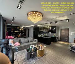 CĂN HỘ ĐẸP – GIÁ TỐT – CHÍNH CHỦ BÁN Căn Hộ Đẹp Nhất Tại Chung Cư The Park Home Trần Thái Tông