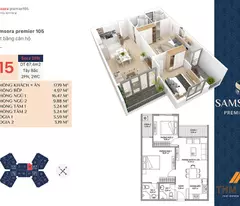 CHÍNH CHỦ BÁN CĂN HỘ ĐẸP NHẤT DÒNG 2PN TẠI SAMSORA PREMIER – FULL NỘI THẤT, ĐANG CÓ DÒNG TIỀN TỐT