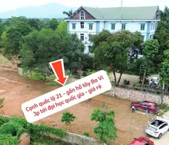 Siêu phẩm đầu tư mảnh đất nở hậu sát QL21 chỉ 3x tr/m2