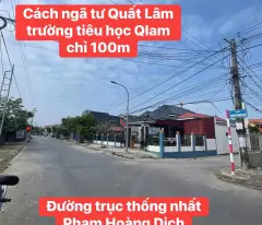 CHÍNH CHỦ CẦN BÁN GẤP LÔ ĐẤT ĐẸP ĐƯỜNG HOÀNG PHẠM DỊCH, QUẤT LÂM, NAM ĐỊNH