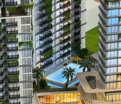 Shophouse khối đế Ecopalace nằm ngay sảnh chính của chung cư Ecopalace