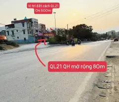 Bán đất, Phú Cát, Hà Nội Tiếp giáp V Đ 5 tổ hợp Y Tế đô thị vệ tinh Hòa Lạc 100 m2, 3,5 tỷ.