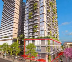 👉 Shophouse khối đế Ecopalace ngay sảnh chính của chung cư Ecopalace