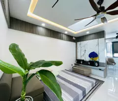 Nhà Hiện Đại Khu Đô Thị Mỹ Gia Vài Bước Tới Sân Banh tặng full nội thất xịn