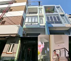Nhà Thạnh Lộc Q.12, hẻm 8m xe hơi
 tránh 5 tầng chỉ  5.3 tỷ